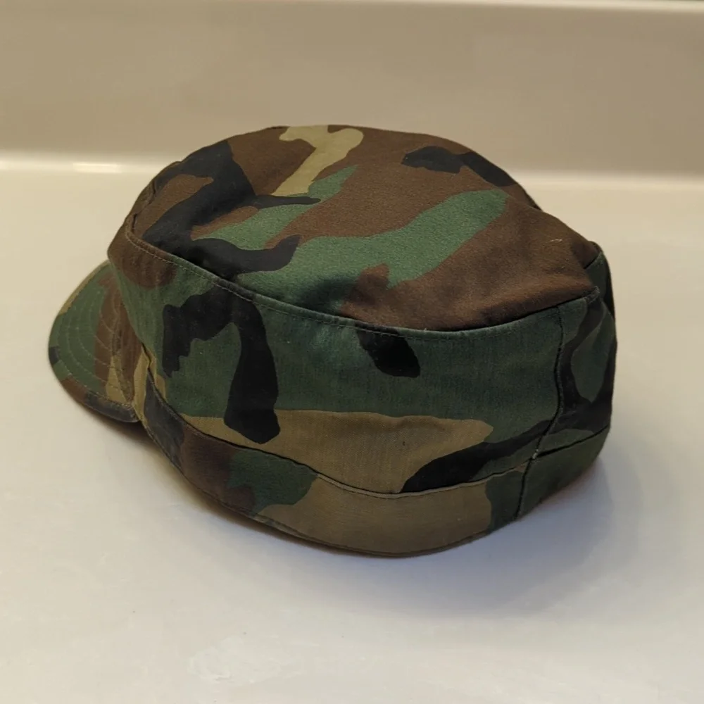 Camo Cap with Flap - Picture 2 of 7